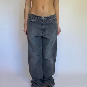 DKNY Dark Grey Baggy Jeans